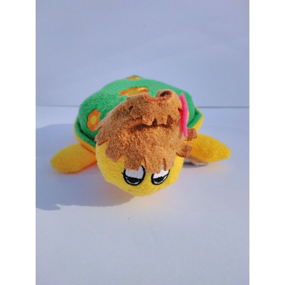 Dream Pets Honolulu Harry Turtle Lei Straw Hat Plush Bean Bag #733 8" New